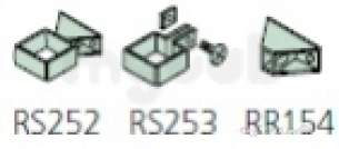 Polypipe Standard sovereign Rainwater -  Pipe Clip Clip Nut And Bolt Rs253br