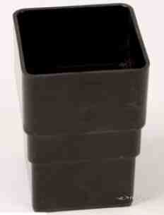 Polypipe Standard sovereign Rainwater -  65mm Sq Sect Rw Downpipe Conn Rs225-b