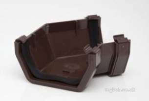 Polypipe Standard sovereign Rainwater -  112mm X 135deg Gutter Angle Rs204-br