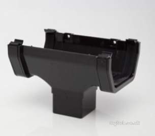 Polypipe Standard sovereign Rainwater -  112mm Sq Sect Running Outlet Rs205-br