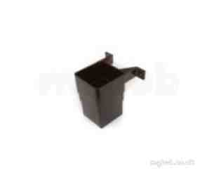 Polypipe Standard sovereign Rainwater -  65mm Sq Sect Rw O/set Conn 4m Rs233-w