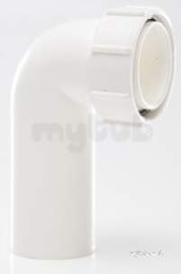 Polypipe Waste and Traps -  Bath/shower Trap Swivel Bend 40mm 90 Degree Rt90w
