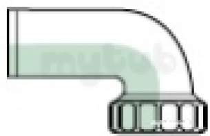 Polypipe Waste and Traps -  Bath/shower Trap Swivel Bend 40mm 90 Degree Rt90w