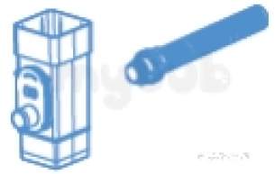 Rainwater Drainage Systems Spares -  Water Diverter For Square Pipe Rwsrd2 B