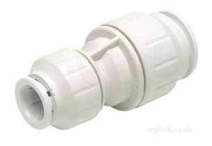 John Guest Speedfit Pipe and Fittings -  Speedfit 15mm X 10mm Connector Pem201510w