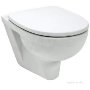 Twyford Mid Market Ware -  Refresh Wall Hung Toilet Pan Re1738wh