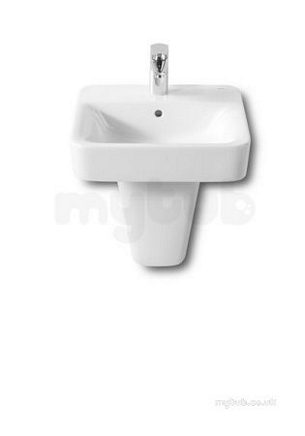 Roca Sanitaryware -  Roca Senso Square 450 X 440mm One Tap Hole Basin White