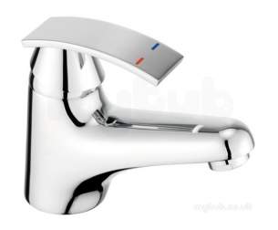 Pegler Luxury Bathroom Brassware -  Rossi 4g4033 Sl Mono Basin Mix-click Waste