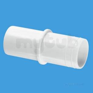 Mcalpine Waste traps overflow -  1.5 Inch Straight Pushfit Connector T18