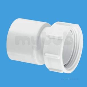 Mcalpine Waste traps overflow -  1.5 Inch Bsp Solv Weld Coup Abs To Pvc T25