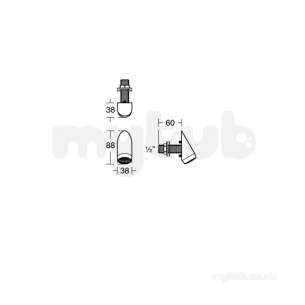 Armitage Shanks Commercial Sanitaryware -  Armitage Shanks Sentry21 Anti-lig Dual Shower Head Kit S3315aa