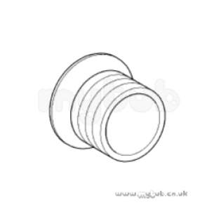 Grohe Tec Brassware -  Dal 37119 Rubber Pan Connector 37119000