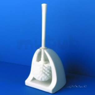 Ideal Standard Bathroom Accessories -  Ideal Standard Mayfair S5006 Toilet Brush And Holder Wh S500601