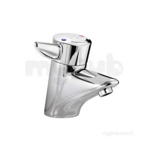 Armitage Shanks Commercial Brassware -  Armitage Shanks Nuastyle Thermo Lvr Basin Mixer Pillar Cp S7449aa