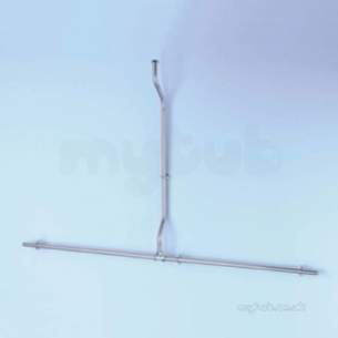 Armitage Shanks Commercial Sanitaryware -  Armitage Shanks Sanura S6221 Exposed 2 Bowl F/pipe Po