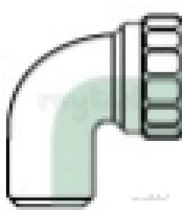 Polypipe Waste and Traps -  P To S Trap Conversion Bend 32mm Universal Compression Se1w