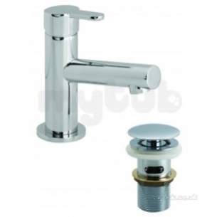 Vado Brassware -  Mini Mono Basin Mixer Single Lever Deck Mtd Sen-100m/cc-c/p