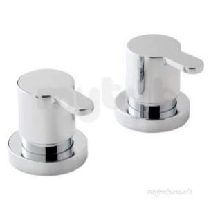 Vado Brassware -  Vado Sense Pair Of Valves Deck Mounted