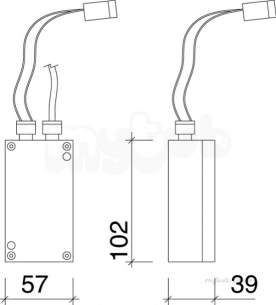 Twyfords Commercial Brassware -  Sola Electric 240v Conversion Kit For Sf1119cp Sf1020cp