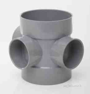 Polypipe Soil -  Polypipe 110mm Short Boss Pipe Se60-br