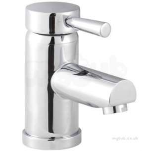 Twyfords Commercial Brassware -  Siron Top Action Lever Optimise Monobloc With Push Button Waste Sn5129cp