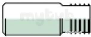 WC Pan Connectors Polypropylene -  Kwickfit Extension 200mm 4in/110mm Polypropylene Sk48w