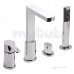 Vado Brassware -  4 Hole B/shower Mixer Single Levr Deck Mtd