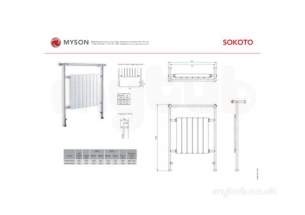 Myson Towel Warmers -  Myson Sokoto 927 X 641 Towel Warmer Vert