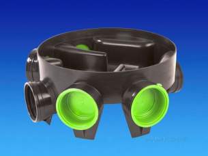Hepworth Universal Manhole Systems -  Supersleve Base 225mm-5 Inlets Spic6/1