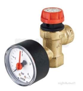 Zilmet Expansion Vessels -  Inta Srv 1/2 Fxf With Gauge 25 Bar Srvg35305025