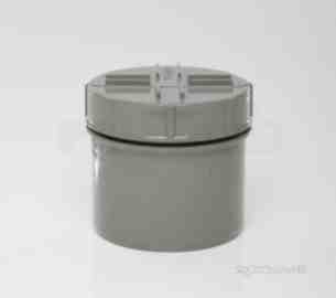 Polypipe Soil -  110mm Screwed Acc Cap Sol/skt Tl Sa63-br