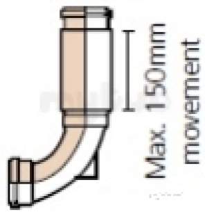 Polypipe Underground Drainage -  110mm Settlement 92.5d Rest Bend Ss704