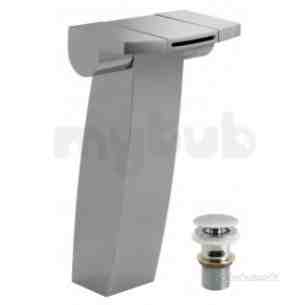 Vado Brassware -  Extended Mono Basin Mixer Deck Mounted Sum-100e/cc-c/p