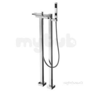 Vado Brassware -  2 Hole B/shower Mixer Plus Shower Kit Floor Mtd