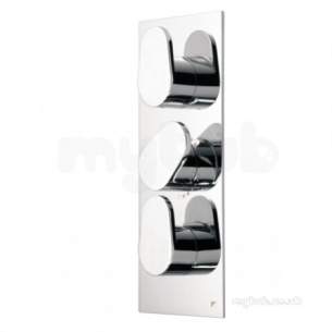 Roper Rhodes Showers -  Concealed In-line Triple Control Stream
