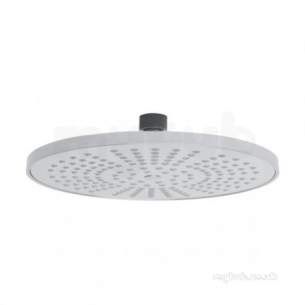 Roper Rhodes Showers -  Roper Rhodes Round 8.5 Inch Shower Head Plus Clear Tpr