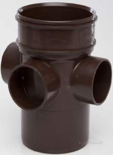 Polypipe Soil -  Polypipe 4in/110mm Single Socket Swe59br