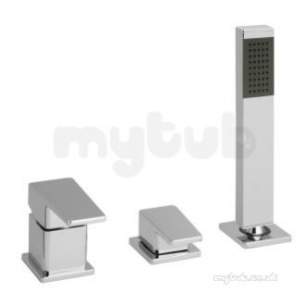 Vado Brassware -  3 Hole Bath/shower Mixer Single Levr Deck Mount W/o