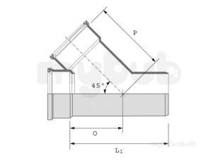 Hepworth Plastidrain -  200mm X 45d Junct.2 Socket 8p09b