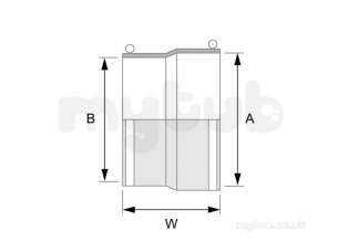 Hepworth Couplings -  Hepworth Adaptor 121-136/170-192 Qac1923