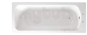 Roca Acrylic Baths -  Roca Seville Plain Bath White Z027740000