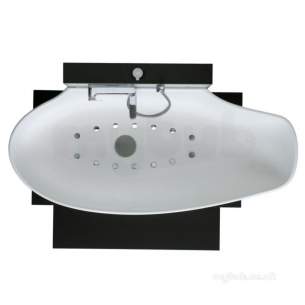 Ideal Standard Acrylic Baths -  Ideal Standard Soft 1800 X 800mm Airspa Base And Bware Wh T974001