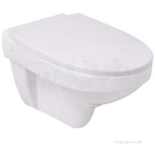 Twyfords Commercial Sanitaryware -  Sola Rimless Wall Hung Toilet Pan Sa1738wh