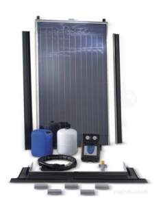 Baxi Solarflo Solar Heating Systems -  Baxi 1 Panel On Roof Slate And Tile