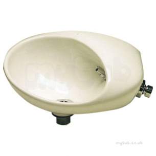 Twyfords Commercial Sanitaryware -  Spa Drinking Fountain Assembly With Fittings And Waste Vc4501wh