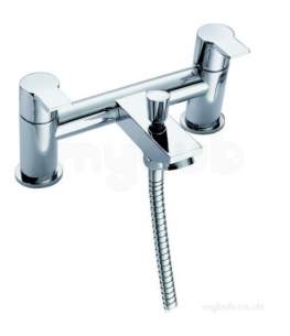 Pegler Luxury Bathroom Brassware -  Storm 4g3036 Chrome Plated Pillar Bsm Cw Kit