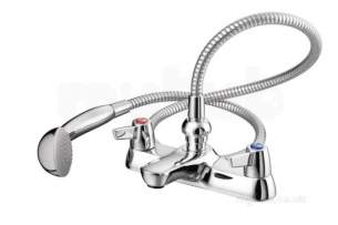 Swan Brassware -  New Swan Two Tap Holes Qt Lvr Bath Shower Mixer/ Kit Cp