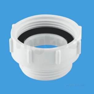 Mcalpine Waste traps overflow -  2 Inch X 1.25 Inch Bsp Coupling T12d