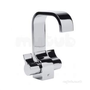 Roper Rhodes Taps -  Roper Rhodes Inspire Tall Basin Mixer Plus Click Wast