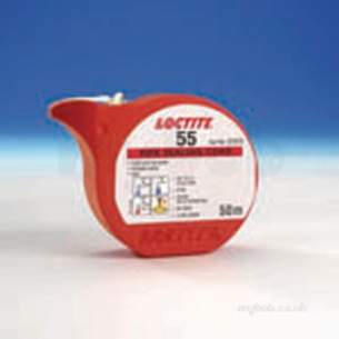 Adhesives and Lubricants -  Loctite 55 Pipe Seal 50m 483283